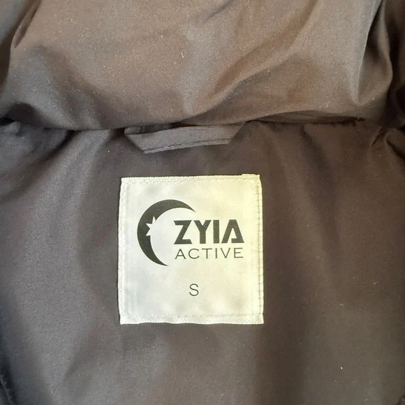 ZYIA Black Puffer Jacket Womens small - Picture 3 of 7